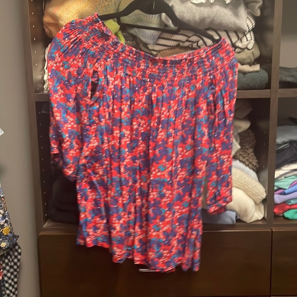 French connection off the shoulder top